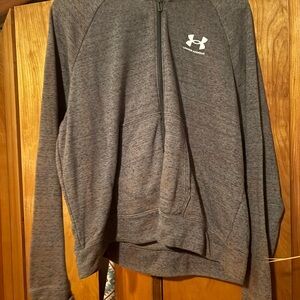 Under Armour Women’s Charcoal Zip-Up Sweater